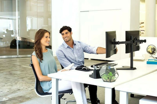 Fellowes Professional Desktop Stand for 2 Monitors up to 30" with Arm