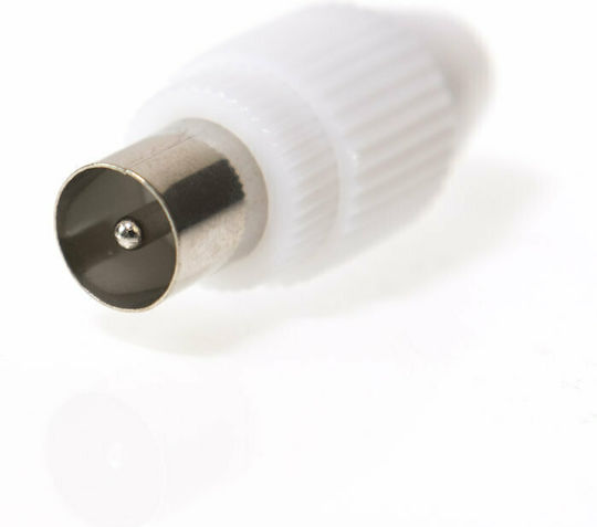 Osio OCK-2009 Plug Coaxial male Whitr (OCK-2009)