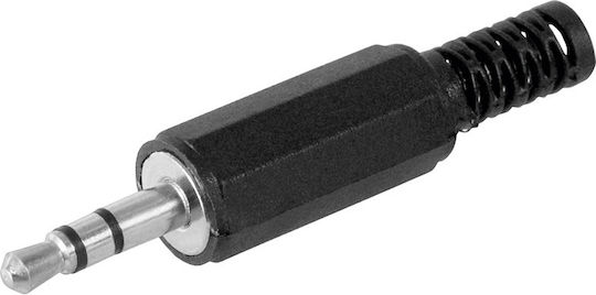 KAL Electronics Βύσμα 3.5mm Jack male Μαύρο 02.008.0059 DM-1170