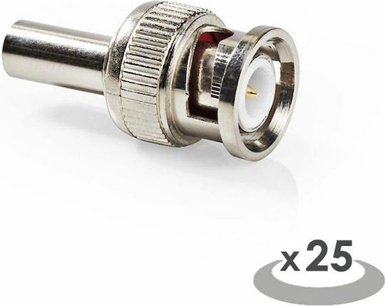Nedis Stecker BNC männlich 25Stück (CVVC01905ME)
