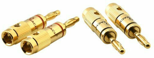 Oehlbach Plug Banana male 4pcs Gold (D1C3001)