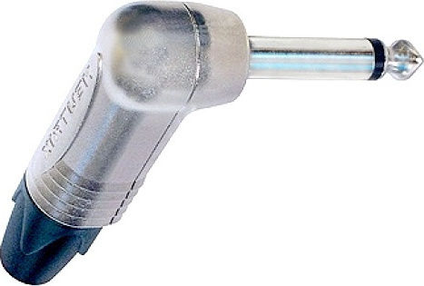 Neutrik Plug 6.3mm Jack mono male Silver (NP2RX)