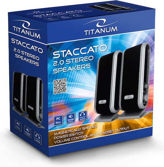 Esperanza TP102 2.0 Speakers 2W Black