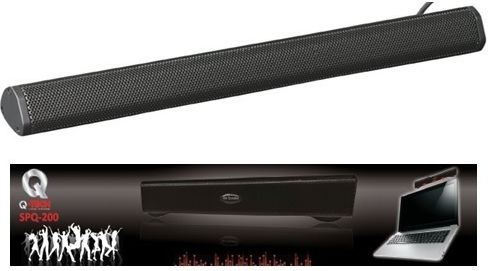 Q-Tech SPQ-200 Ηχείο Υπολογιστή με Ισχύ 5W σε Μαύρο Χρώμα