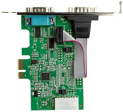 StarTech Κάρτα PCIe σε 2 θύρες RS232 DB9 Serial