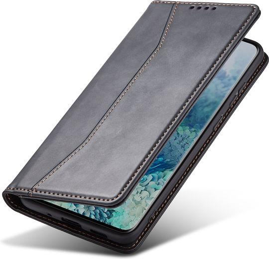 Bodycell PU Leather Wallet Synthetic Leather Black (OnePlus 8 Pro)