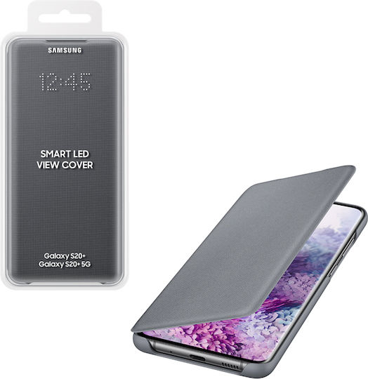 Samsung LED View Cover Buchen Sie Kunststoff Gray (Galaxy S20+)