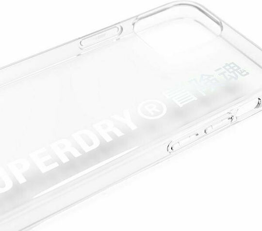 Superdry Snap Задна корица Силикон Сребрист (iPhone 12 mini)