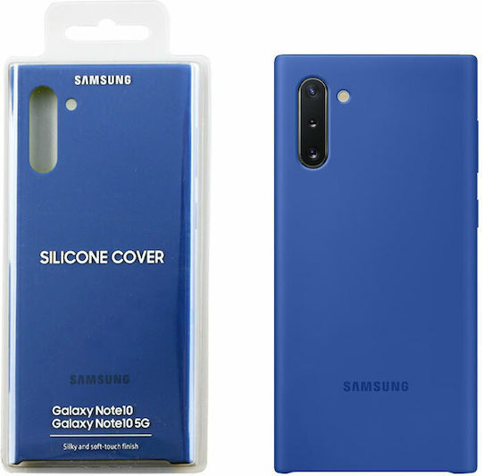 Samsung Задна корица Силикон Син (Galaxy Note 10)