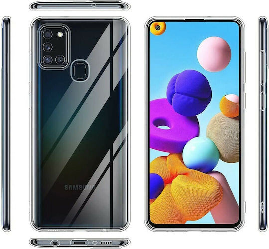 Ancus Back Cover Σιλικόνης Διάφανο (Galaxy A21s)