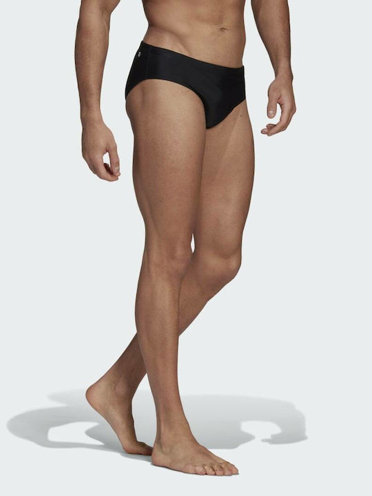 Performance Solid Men's Swimwear Slip Black