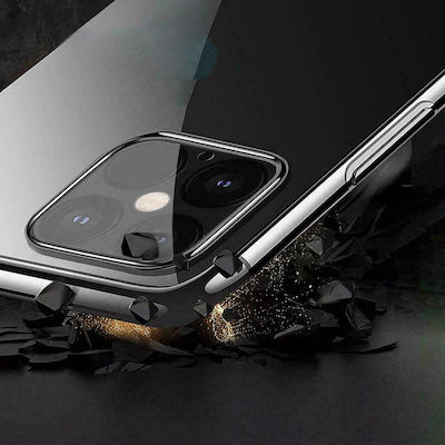 Hurtel Electroplating Silicone Back Cover Black (iPhone 13 mini)