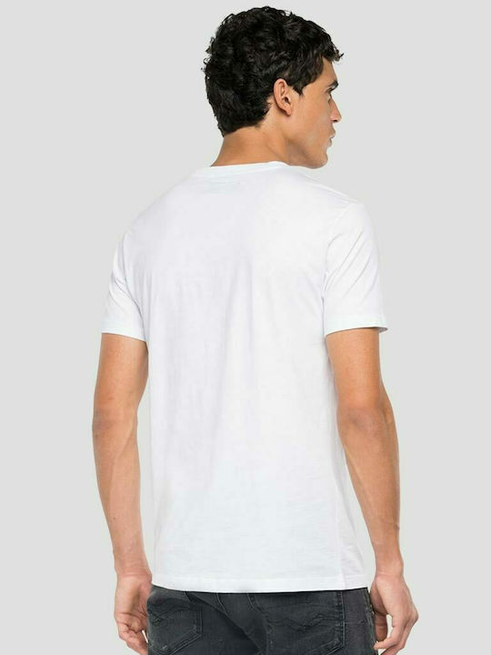 Replay Men's Short Sleeve T-shirt White