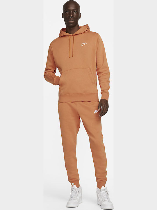 Club Sweatshirt with Hood Hot Curry