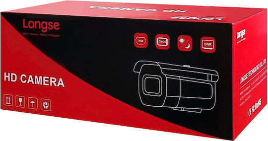Longse BMSDHTC200F CCTV Surveillance Camera Full HD 1080p Waterproof with Lens 2.8mm