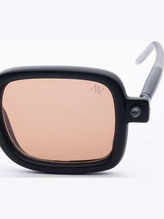 AV Sunglasses Summit Unisex Γυαλιά Ηλίου με Κοκκάλινο Σκελετό Black Matt