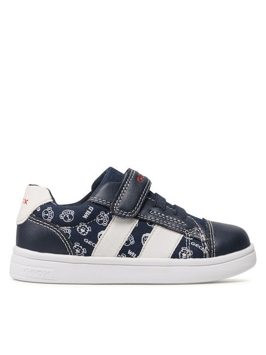 Geox Kids Sneakers Anatomic with Scratch Navy Blue