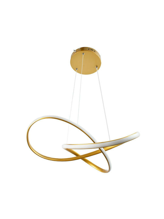 GloboStar Dexter Pendant Light Gold 56x56x14cm