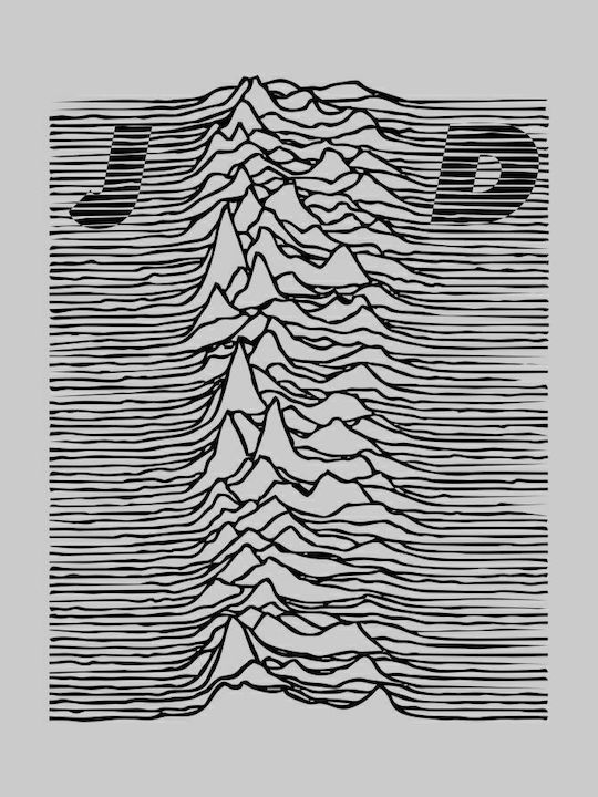 Joy Division Φούτερ Με Κουκούλα - BLACK