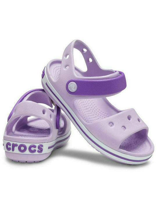 Crocs Παιδικά Ανατομικά Παπουτσάκια Θαλάσσης για Κορίτσι Crocband Μωβ