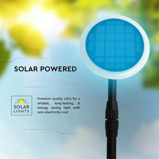 V-TAC VT-943 Set of 2 Stake Solar Lights 3W 260lm Natural White 4000K with Photocell IP65