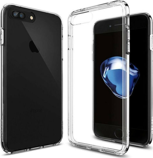 Ultra Slim S-Case 0.3mm Back Cover Σιλικόνης 0.3mm Μαύρο (iPhone 8/7 Plus)