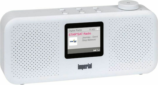 Imperial AV Dabman 16 Επιτραπέζιο Ραδιόφωνο Ρεύματος / Μπαταρίας DAB+ Λευκό