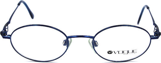 Vogue Metal Prescription Eyeglass Frame Blue VO3406 625