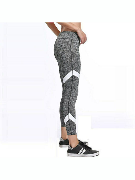 Tzouliet Frauen Gekürzt Leggings Gray