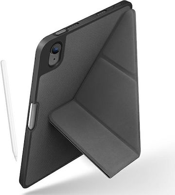 Uniq Transforma Antimicrobial Flip Cover Synthetic Leather Charcoal Grey (iPad mini 2021) UNIQ-PDM6(2021)-TRSFGRY