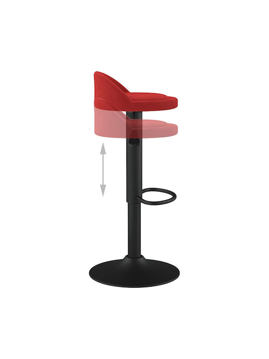 Stool Bar with Adjustable Height Bordeaux 2pcs 36x38x72-94cm