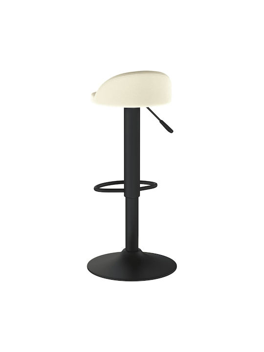Hocker Bar mit Höhenverstellbar Cream 2Stück 36x38x72-94cm