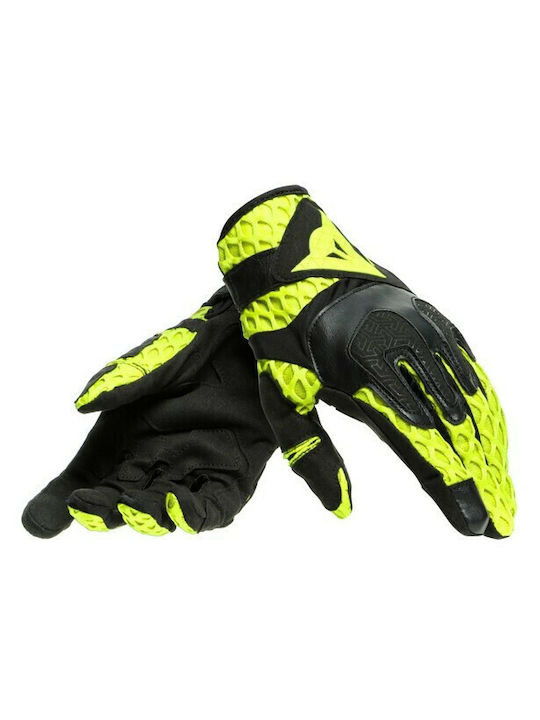 Dainese Air Maze De vară Mănuși de motocicletă Galben fluo