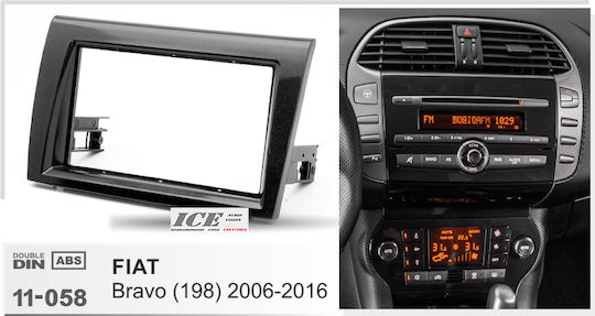 Πρόσοψη 2 Din για Fiat Bravo 2007 - 2014 για Fiat Bravo 2007 2014
