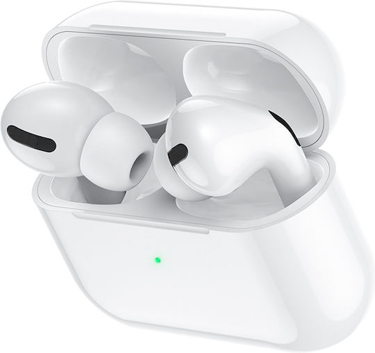 Hoco EW04 Plus In ear Bluetooth хендсфри Слушалки с Кутийка за Зареждане Бял