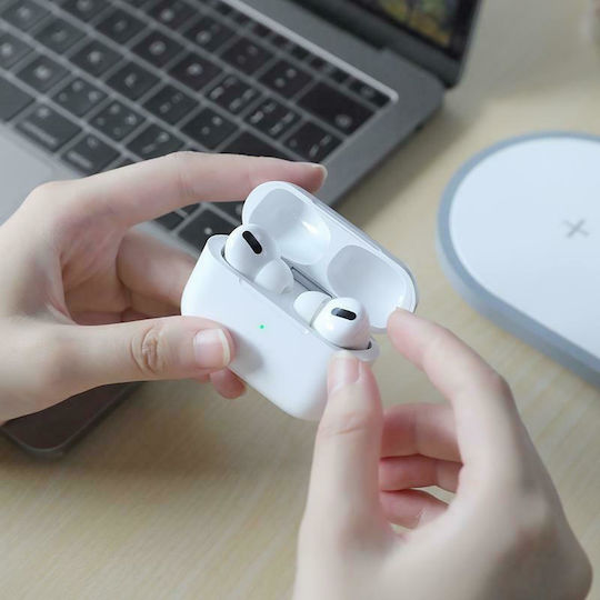 Hoco EW04 Plus In ear Bluetooth хендсфри Слушалки с Кутийка за Зареждане Бял