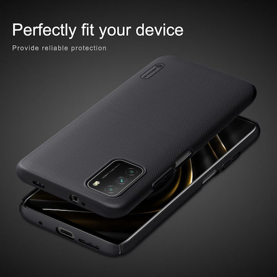 Nillkin Frosted Shield Umschlag Rückseite Kunststoff Schwarz (Poco M3 / Redmi 9T) N1919