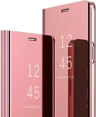 Clear View Book Plastic Rose Gold (Galaxy A42)