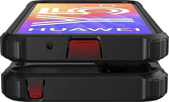 Hurtel Umschlag Rückseite Kunststoff Marineblau (Huawei Y5p)
