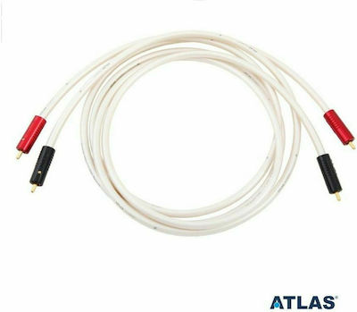 Atlas Cables Element Achromatic Cablu RCA de sex masculin - RCA de sex masculin 1m