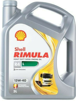 Shell Λάδι Αυτοκινήτου Rimula R4 L 15W-40 5lt