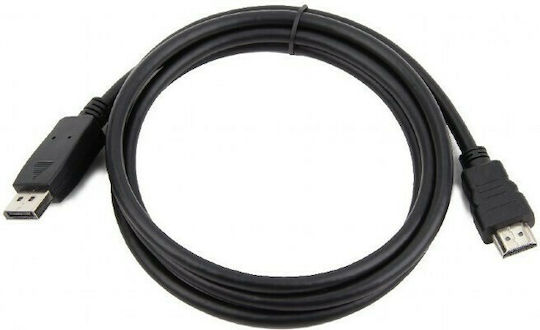 Gembird Cable DisplayPort male - HDMI male 1.8m Black (CC-DP-HDMI-4K-6)