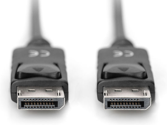 Digitus Кабел DisplayPort мъжки - DisplayPort мъжки 3м Черен (AK-340100-030-S)