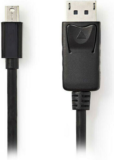 Nedis Cable mini DisplayPort male - DisplayPort male 2m (CCGP37400BK20)