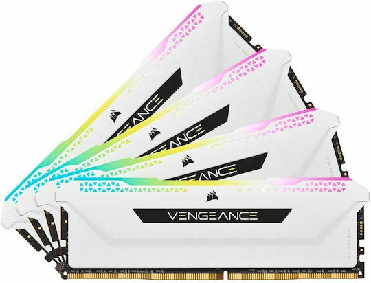 Corsair Vengeance RGB Pro SL 64GB DDR4 RAM cu 4 module (4x16GB) și