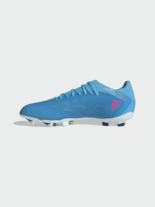 Adidas X Speedflow.3 FG Χαμηλά Ποδοσφαιρικά Παπούτσια με Τάπες Μπλε