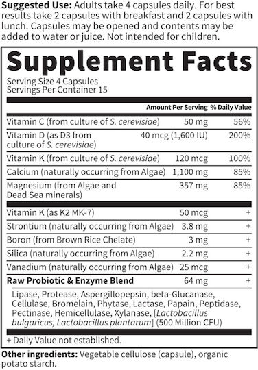 Garden Of Life Vitamin Code Raw Calciu 60 Capsule Pe Bază De Plante