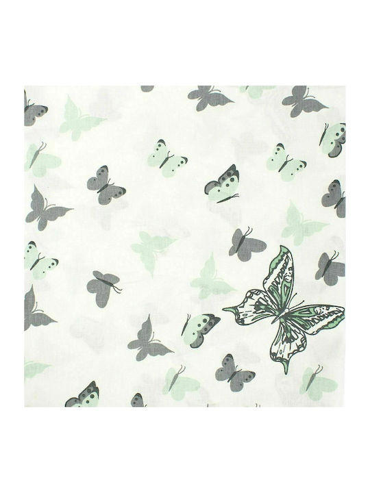 Dimcol Butterfly Kids Cotton Pillowcase 50x70cm 57 Green