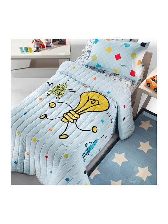 Saint Clair Bright Kids Pillowcase 50x70cm Blue