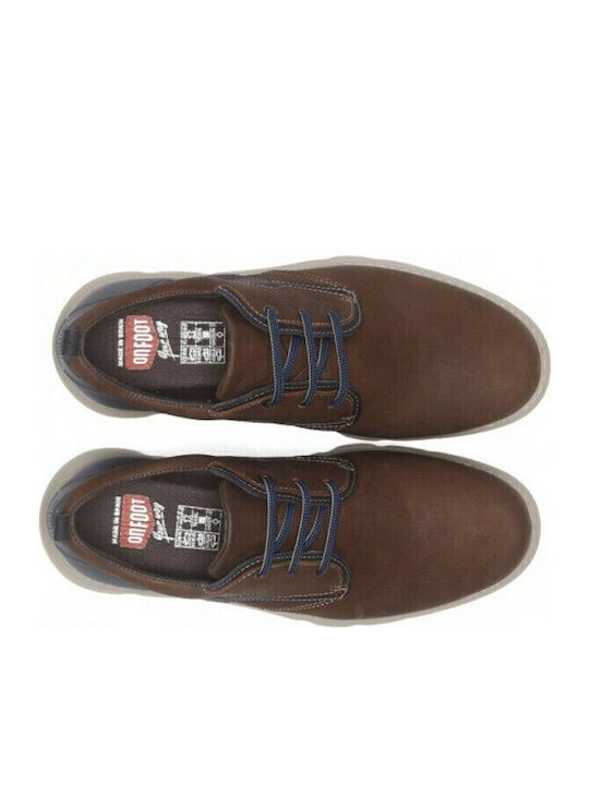 Leder Herren Freizeitschuhe Anatomisch Tabac Braun